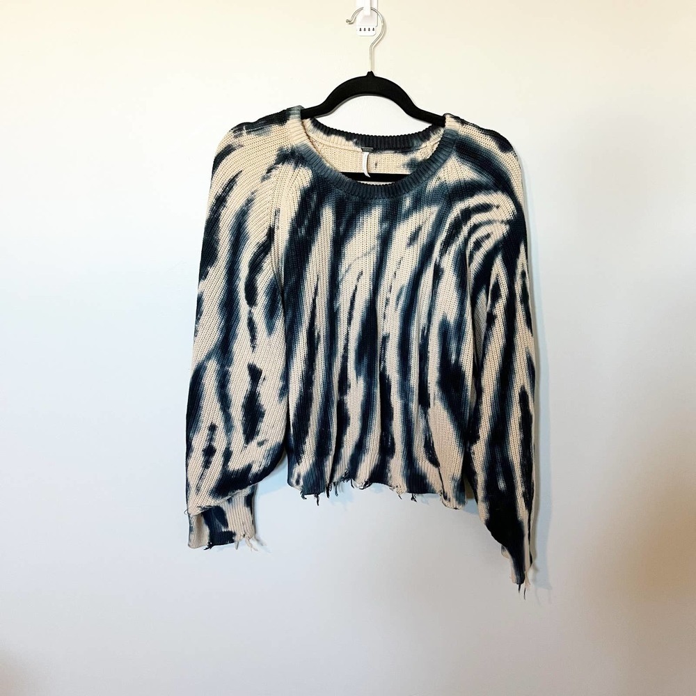 Young fabulous and broke coraline sweater zebra oversized xs